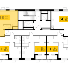 Квартира 62,5 м², 3-комнатная - изображение 2