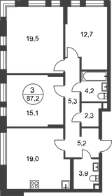 76,2 м², 3-комнатная квартира 17 000 000 ₽ - изображение 106