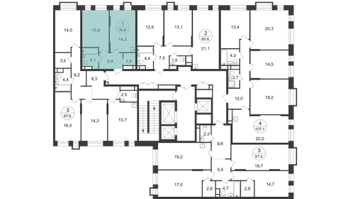 29,9 м², квартира-студия 7 500 000 ₽ - изображение 97