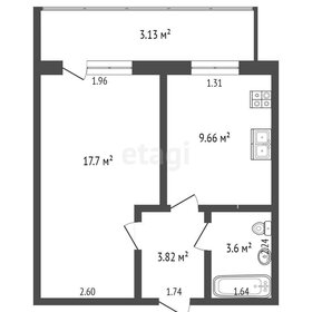 Квартира 34,5 м², 1-комнатная - изображение 2