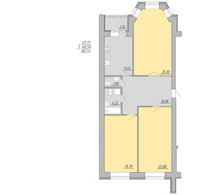 117 м², 3-комнатная квартира 9 999 000 ₽ - изображение 82