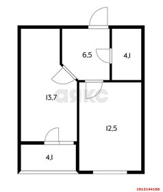 Квартира 34,8 м², 1-комнатная - изображение 1