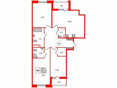 33,8 м², 1-комнатная квартира 6 799 999 ₽ - изображение 84