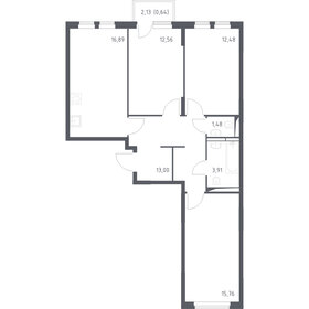 Квартира 34,6 м², 1-комнатная - изображение 1