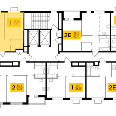 Квартира 37,1 м², 1-комнатная - изображение 2