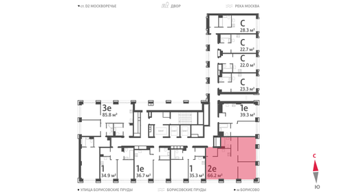 66 м², 2-комнатная квартира 28 866 816 ₽ - изображение 44