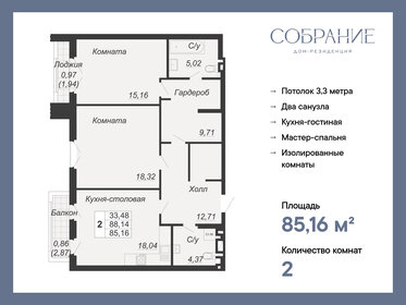 160 м², 4-комнатная квартира 27 000 000 ₽ - изображение 67