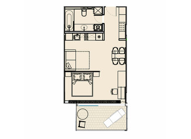 34 м², 1-комнатные апартаменты 16 800 000 ₽ - изображение 78