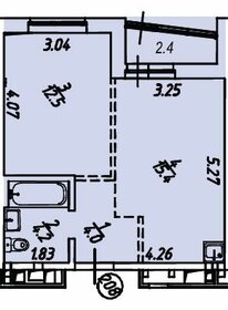 Квартира 38,5 м², 1-комнатная - изображение 1