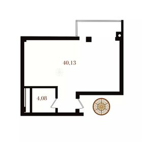 Квартира 44,2 м², студия - изображение 1