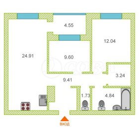 Квартира 66 м², 2-комнатная - изображение 1