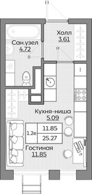 21,3 м², 1-комнатная квартира 4 640 000 ₽ - изображение 96