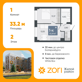 30,1 м², 1-комнатная квартира 3 200 000 ₽ - изображение 77