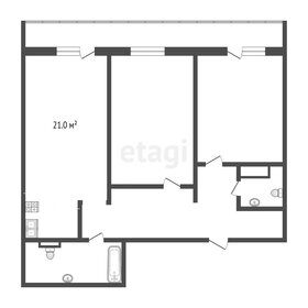 Квартира 79,1 м², 2-комнатная - изображение 1