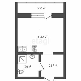 19,6 м², квартира-студия 3 650 000 ₽ - изображение 68