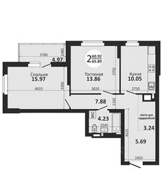 72 м², 2-комнатная квартира 8 750 000 ₽ - изображение 99