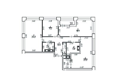 Квартира 105 м², 3-комнатная - изображение 1