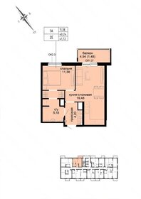 Квартира 40,1 м², 2-комнатная - изображение 1