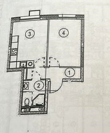 34,2 м², 1-комнатная квартира 14 200 000 ₽ - изображение 1