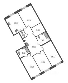 123,1 м², 4-комнатная квартира 35 000 000 ₽ - изображение 118