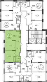 53 м², 2-комнатная квартира 12 000 000 ₽ - изображение 130