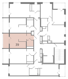 14 м², квартира-студия 2 590 000 ₽ - изображение 145