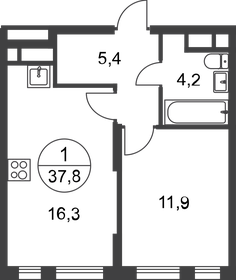 38 м², 1-комнатная квартира 11 500 000 ₽ - изображение 105