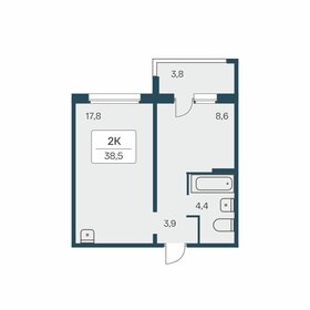 57,2 м², 2-комнатная квартира 4 200 000 ₽ - изображение 74