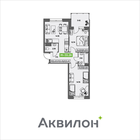 59,9 м², 2-комнатная квартира 7 215 777 ₽ - изображение 23