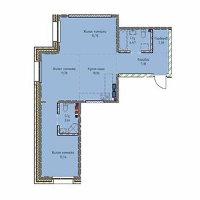 80 м², 3-комнатная квартира 11 000 000 ₽ - изображение 101