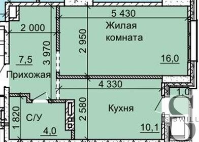 42,9 м², 2-комнатная квартира 4 370 000 ₽ - изображение 115