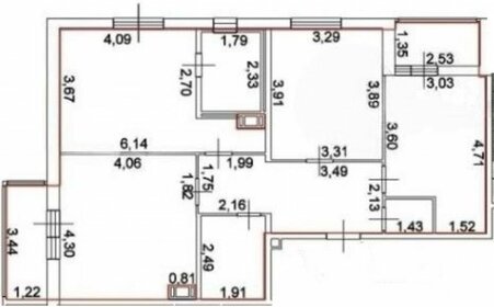 Квартира 80,9 м², 3-комнатная - изображение 1