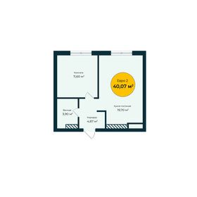 44 м², 2-комнатная квартира 5 180 000 ₽ - изображение 17