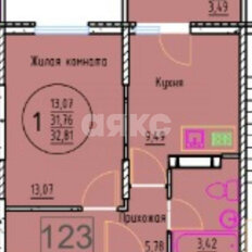 Квартира 35,9 м², 1-комнатная - изображение 1
