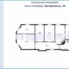 Квартира 88 м², 4-комнатная - изображение 2