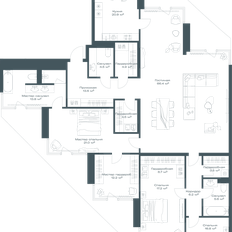 Квартира 234,3 м², 3-комнатная - изображение 2