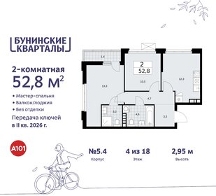 Квартира 52,8 м², 2-комнатная - изображение 1