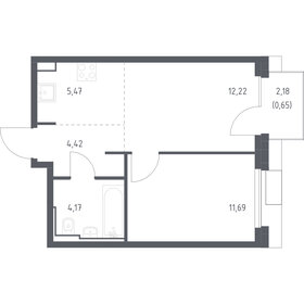 32,2 м², 1-комнатная квартира 8 500 000 ₽ - изображение 59