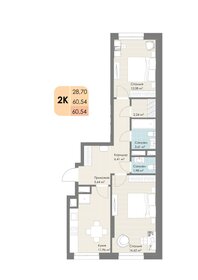 66 м², 2-комнатная квартира 12 700 000 ₽ - изображение 109