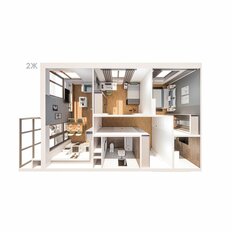 Квартира 61,2 м², 2-комнатная - изображение 3