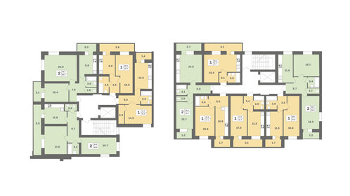 45,7 м², 2-комнатная квартира 3 800 000 ₽ - изображение 89