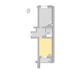 Квартира 56,5 м², 1-комнатная - изображение 2