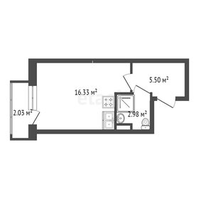 Квартира 25 м², студия - изображение 1