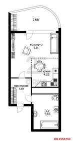 27,2 м², квартира-студия 9 181 994 ₽ - изображение 6