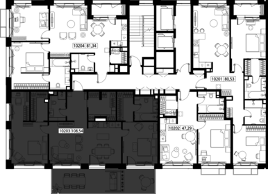 Квартира 108,5 м², 2-комнатная - изображение 3