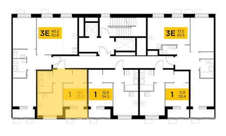 33,1 м², 1-комнатная квартира 7 052 217 ₽ - изображение 21