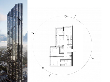 129,7 м², 3-комнатная квартира 97 449 016 ₽ - изображение 13