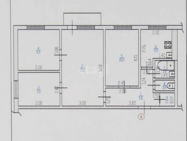 60,5 м², 3-комнатная квартира 3 000 000 ₽ - изображение 47