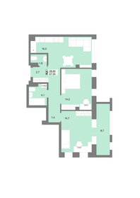 63,7 м², 2-комнатные апартаменты 15 050 000 ₽ - изображение 67