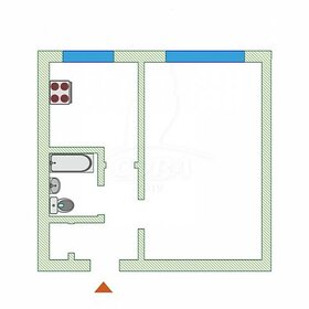 29,8 м², 1-комнатная квартира 4 200 000 ₽ - изображение 35